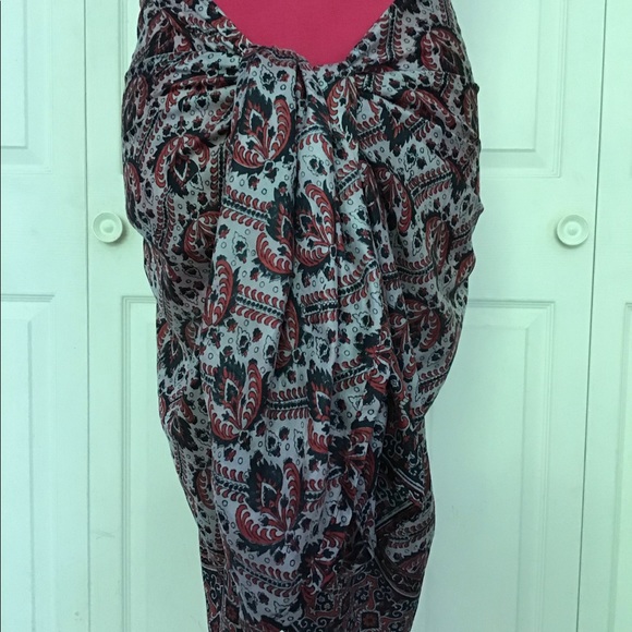 NWOT Pure Silk Sarong Handmade - Picture 5 of 7